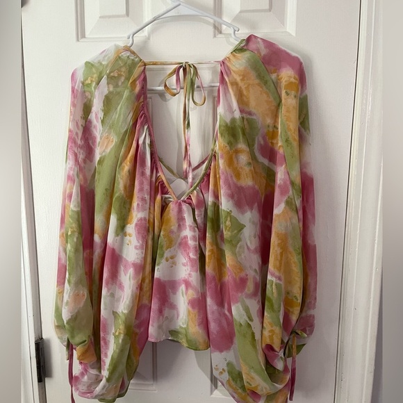 Nwt Boutique P Cill colorful blouse size extra small - Picture 2 of 7